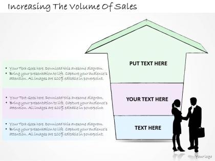 1814 business ppt diagram increasing the volume of sales powerpoint template