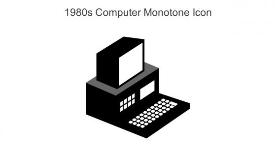 1980s Computer Monotone Icon In Powerpoint Pptx Png And Editable Eps Format
