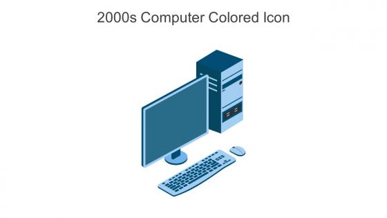 2000s Computer Colored Icon In Powerpoint Pptx Png And Editable Eps Format
