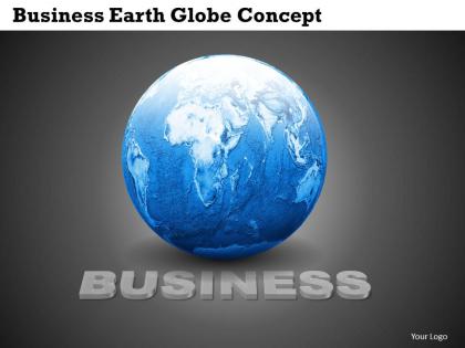 2114 business earth globe concept powerpoint template slide