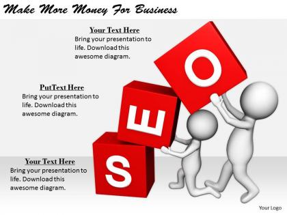 2413 business ppt diagram make new technique for seo powerpoint template