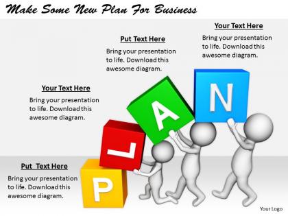 2413 business ppt diagram make some new plan for business powerpoint template