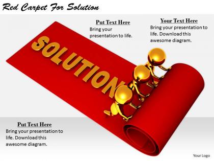 2413 business ppt diagram red carpet for solution powerpoint template