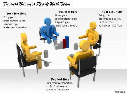2413 discuss business result with team ppt graphics icons powerpoint