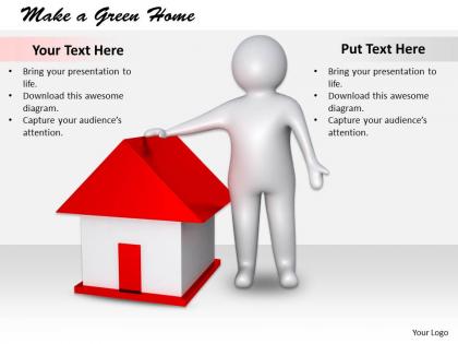 2413 make a green home ppt graphics icons powerpoint
