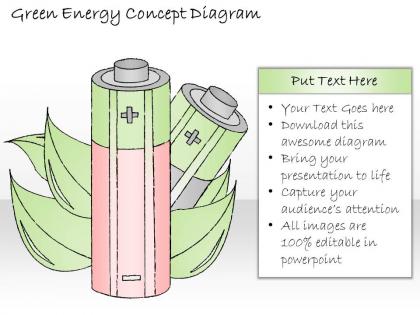 2502 business ppt diagram green energy concept diagram powerpoint template