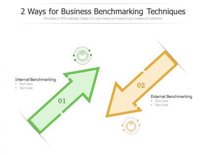 2 ways for business benchmarking techniques