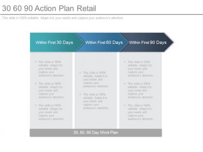 30 60 90 action plan retail ppt slides