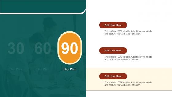 30 60 90 Day Plan Restaurant Advertisement And Social Media Marketing Plan Ppt Information