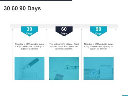 30 60 90 days management c1129 ppt powerpoint presentation icon