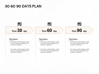 30 60 90 days plan a796 ppt powerpoint presentation pictures clipart images