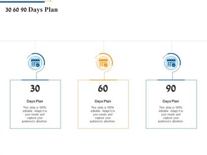 30 60 90 days plan agile software quality assurance model it ppt information