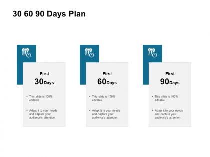 30 60 90 days plan calendar l75 ppt powerpoint presentation styles aids
