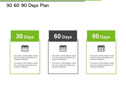 30 60 90 days plan calendar ppt powerpoint presentation diagram ppt