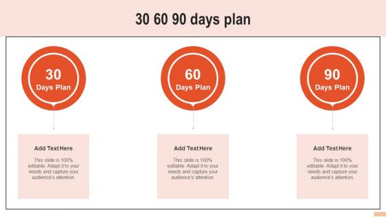 30 60 90 Days Plan Developing Branding Strategies To Increase Sales And Profit