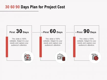 30 60 90 Project Management Plan - Slide Team