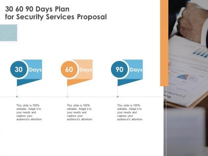 30 60 90 days plan for security services proposal ppt powerpoint presentation inspiration picture