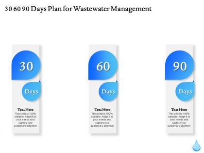 30 60 90 days plan for wastewater management ppt file formats