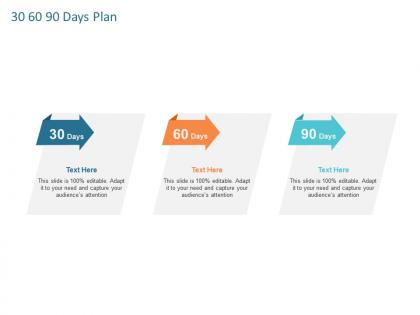 30 60 90 days plan l1362 ppt powerpoint presentation infographics background