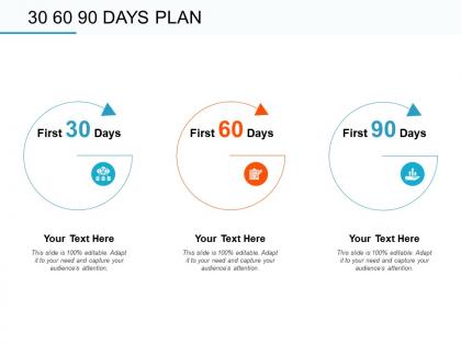 30 60 90 days plan l2203 ppt powerpoint presentation styles slides