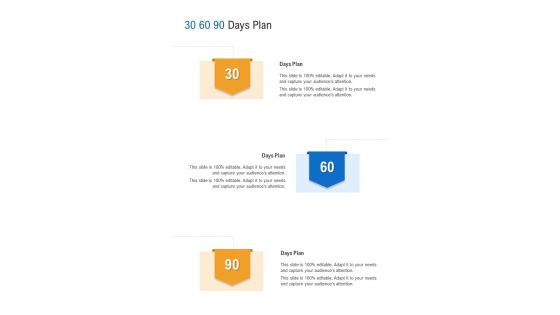 30 60 90 Days Plan Laundry Services One Pager Sample Example Document