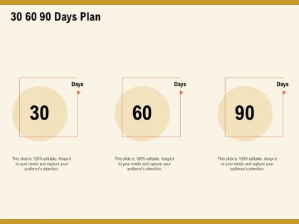 30 60 90 days plan m1004 ppt powerpoint presentation file background images