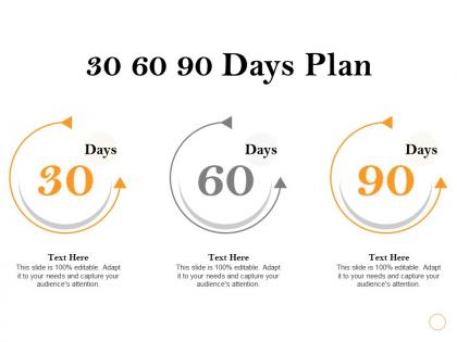 30 60 90 days plan m2457 ppt powerpoint presentation infographics show