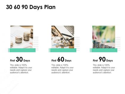 30 60 90 days plan management l822 ppt powerpoint presentation show