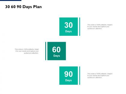 30 60 90 days plan management l96 ppt powerpoint presentation portfolio deck