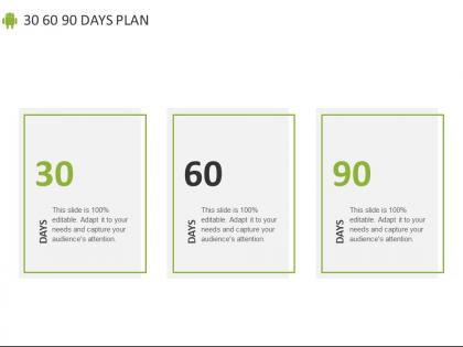 30 60 90 days plan marketing c874 ppt powerpoint presentation diagram lists