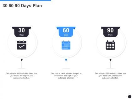 30 60 90 days plan milestones slide ppt summary