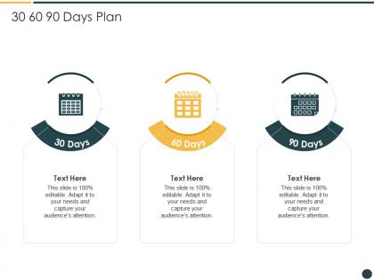 30 60 90 days plan pmp certification course it ppt sample