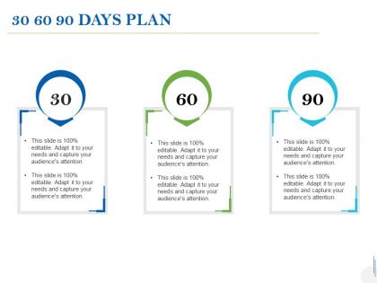 30 60 90 days plan process c998 ppt powerpoint presentation ideas clipart
