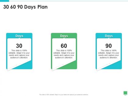 30 60 90 days plan project development professional it