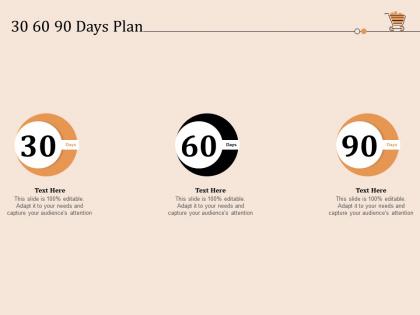 30 60 90 days plan retail store positioning and marketing strategies ppt professional