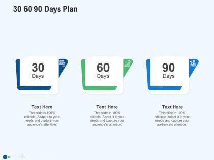 30 60 90 days plan revenue decline in an airline company ppt model layout