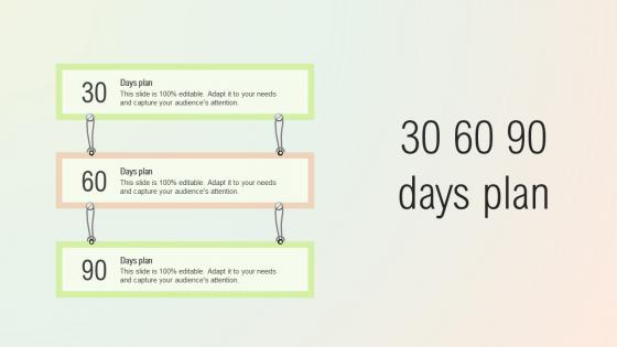 30 60 90 Days Plan Start A Digital Marketing Agency BP SS