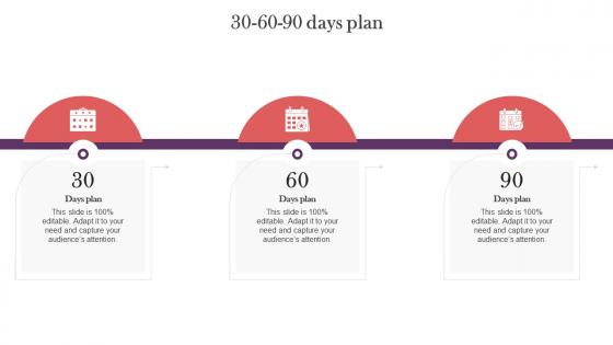 30 60 90 Days Plan Strategic Real Time Marketing Guide MKT SS V