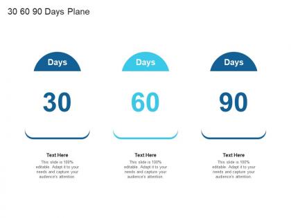 30 60 90 days plane raise debt capital commercial finance companies ppt themes