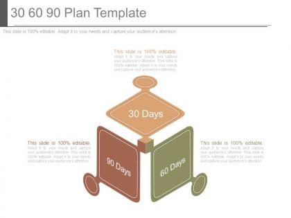 30 60 90 plan template powerpoint templates