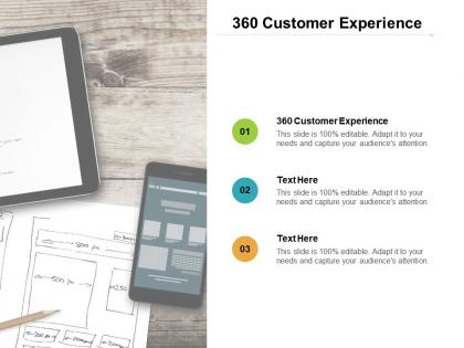360 customer experience ppt powerpoint presentation portfolio mockup cpb