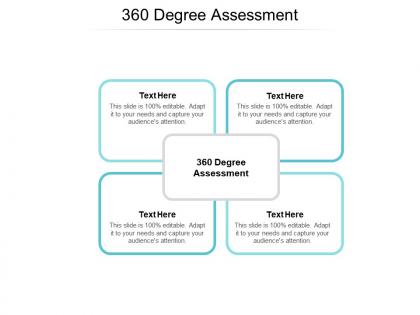 360 degree assessment ppt powerpoint presentation slides infographics cpb