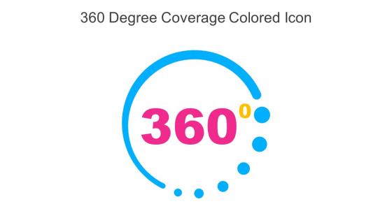360 Degree Coverage Colored Icon Icon In Powerpoint Pptx Png And Editable Eps Format