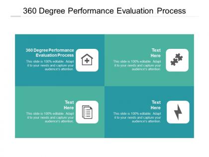 360 degree performance evaluation process ppt powerpoint presentation infographic template brochure cpb