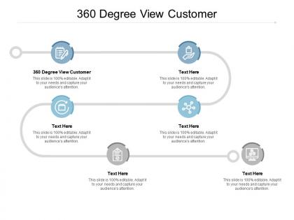 360 degree view customer ppt powerpoint presentation show shapes cpb
