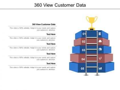360 view customer data ppt powerpoint presentation slides background image cpb