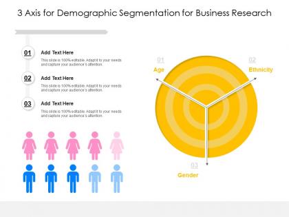 3 axis for demographic segmentation for business research