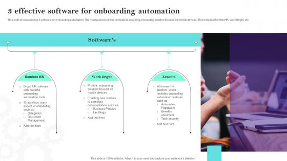3 Effective Software For Onboarding Automation