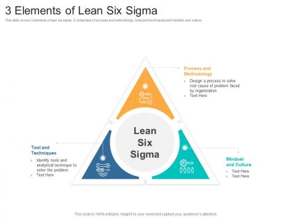 3 elements of lean six sigma