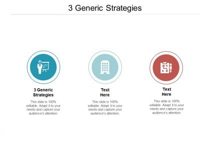 3 generic strategies ppt powerpoint presentation show example topics cpb